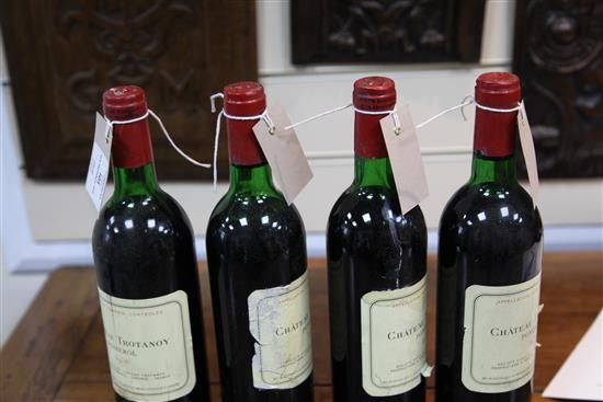 Ten bottles of Chateau Trotanoy, Pomerol, 1978.